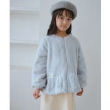 【KIDS/キッズ】ベロアリボンボアペプラムカーディガン | ROPE' PICNIC【KIDS】 | 詳細画像10