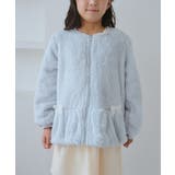 【KIDS/キッズ】ベロアリボンボアペプラムカーディガン | ROPE' PICNIC【KIDS】 | 詳細画像11