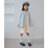 【KIDS/キッズ】ベロアリボンボアペプラムカーディガン | ROPE' PICNIC【KIDS】 | 詳細画像6