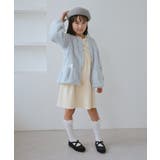 【KIDS/キッズ】ベロアリボンボアペプラムカーディガン | ROPE' PICNIC【KIDS】 | 詳細画像7