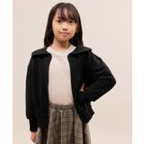 【KIDS/キッズ】ビックカラー裏毛ジップカーディガン | ROPE' PICNIC【KIDS】 | 詳細画像4 