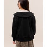 【KIDS/キッズ】ビックカラー裏毛ジップカーディガン | ROPE' PICNIC【KIDS】 | 詳細画像7 