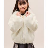 オフホワイト(15) | 【KIDS/キッズ】ふわふわフェイクファージップブルゾン | ROPE' PICNIC【KIDS】