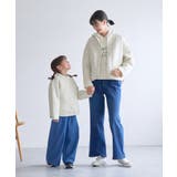 フラワー柄キルティングブルゾン リンクコーデ WEB限定サイズ:110cm | ROPE' PICNIC【KIDS】 | 詳細画像3