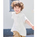 ホワイト(10) | 【KIDS】リンクコーデ/カラーボーダーアソートTシャツ | ROPE' PICNIC【KIDS】