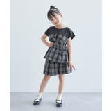 【KIDS】レイヤード風チェックドッキングチュニック/セットアップ対応 | ROPE' PICNIC【KIDS】 | 詳細画像8 