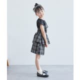 【KIDS】レイヤード風チェックドッキングチュニック/セットアップ対応 | ROPE' PICNIC【KIDS】 | 詳細画像9 