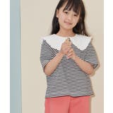 【KIDS】ビックカラーボーダーTEE/リンクコーデ | ROPE' PICNIC【KIDS】 | 詳細画像3 
