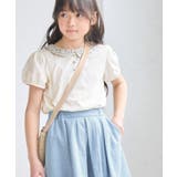 オフホワイト(15) | 【KIDS/キッズ】プチフラワー衿付きトップス/セットアップ対応 | ROPE' PICNIC【KIDS】