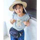 サックス(48) | 【KIDS/キッズ】プードルモチーフTシャツ/接触冷感 | ROPE' PICNIC【KIDS】