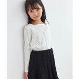 ホワイト(10) | 【KIDS/キッズ】プチフラワーレイヤード風プルオーバー | ROPE' PICNIC【KIDS】