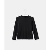 ブラック(01) | 【KIDS/キッズ】プチフリルカットソートップス | ROPE' PICNIC【KIDS】