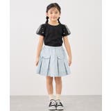 【KIDS/キッズ】フラワースリーブTシャツ/接触冷感 | ROPE' PICNIC【KIDS】 | 詳細画像2 