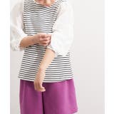 【KIDS】リンクコーデ/異素材袖ポンチトップス | ROPE' PICNIC【KIDS】 | 詳細画像2