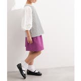 【KIDS】リンクコーデ/異素材袖ポンチトップス | ROPE' PICNIC【KIDS】 | 詳細画像4