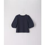 ネイビー(40) | 【KIDS】リンクコーデ/異素材袖ポンチトップス | ROPE' PICNIC【KIDS】
