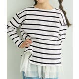 【KIDS】ボーダーカットトップス/リンクコーデ | ROPE' PICNIC【KIDS】 | 詳細画像2 