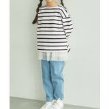 【KIDS】ボーダーカットトップス/リンクコーデ | ROPE' PICNIC【KIDS】 | 詳細画像4 