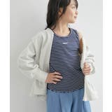 【KIDS】ミニロゴ刺繍入りボーダータンクトップ/リンクコーデ | ROPE' PICNIC【KIDS】 | 詳細画像3 