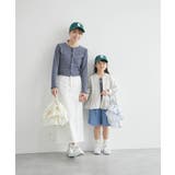 【KIDS】ミニロゴ刺繍入りボーダータンクトップ/リンクコーデ | ROPE' PICNIC【KIDS】 | 詳細画像5 