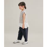 【KIDS】布帛コンビサッカージャージトップス/リンクコーデ | ROPE' PICNIC【KIDS】 | 詳細画像13 