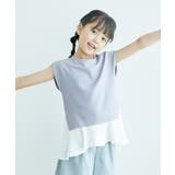【KIDS】布帛コンビサッカージャージトップス/リンクコーデ | ROPE' PICNIC【KIDS】 | 詳細画像4 