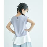 【KIDS】布帛コンビサッカージャージトップス/リンクコーデ | ROPE' PICNIC【KIDS】 | 詳細画像5 