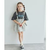 チュールドッキングフリルビスチェ×ロックTシャツセット リンクコーデ | ROPE' PICNIC【KIDS】 | 詳細画像2 