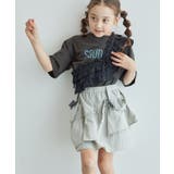 チュールドッキングフリルビスチェ×ロックTシャツセット リンクコーデ | ROPE' PICNIC【KIDS】 | 詳細画像5 