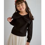 前後2WAYマシュマロニットリボンカラートップス イージーケア リンクコーデ | ROPE' PICNIC【KIDS】 | 詳細画像3 