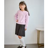 前後2WAYマシュマロニットリボンカラートップス イージーケア リンクコーデ | ROPE' PICNIC【KIDS】 | 詳細画像8 