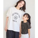 【KIDS/キッズ】カレッジロゴプリントピグメントTシャツ/リンクコーデ | ROPE' PICNIC【KIDS】 | 詳細画像7 
