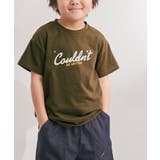 カーキ(36) | BOYS 男女リンクスタッズ付きロゴTee | ROPE' PICNIC【KIDS】