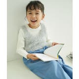 【KIDS】配色フリルネックニットプルオーバー/WEB限定サイズ:110cm | ROPE' PICNIC【KIDS】 | 詳細画像10
