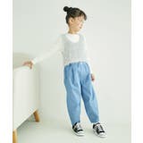 【KIDS】配色フリルネックニットプルオーバー/WEB限定サイズ:110cm | ROPE' PICNIC【KIDS】 | 詳細画像8