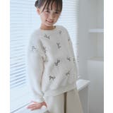 【KIDS/キッズ】リボン刺繍ボアプルオーバー | ROPE' PICNIC【KIDS】 | 詳細画像5 