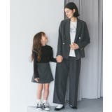 【KIDS/キッズ】プチフリル配色テレコトップス | ROPE' PICNIC【KIDS】 | 詳細画像2 