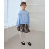 【KIDS/キッズ】【FILA/フィラ別注】ラインストーンロゴ裏毛プルオーバー | ROPE' PICNIC【KIDS】 | 詳細画像2 