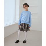 【KIDS/キッズ】【FILA/フィラ別注】ラインストーンロゴ裏毛プルオーバー | ROPE' PICNIC【KIDS】 | 詳細画像3 