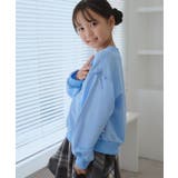 【KIDS/キッズ】【FILA/フィラ別注】ラインストーンロゴ裏毛プルオーバー | ROPE' PICNIC【KIDS】 | 詳細画像5 