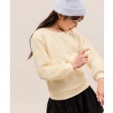 【KIDS/キッズ】ギンガムチェックリボンスリーブ裏毛トップス | ROPE' PICNIC【KIDS】 | 詳細画像1 