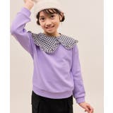 【KIDS/キッズ】ギンガムチェック付け襟裏毛トップス | ROPE' PICNIC【KIDS】 | 詳細画像13 