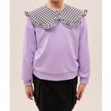 【KIDS/キッズ】ギンガムチェック付け襟裏毛トップス | ROPE' PICNIC【KIDS】 | 詳細画像19 