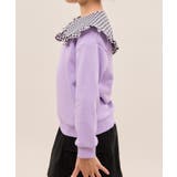 【KIDS/キッズ】ギンガムチェック付け襟裏毛トップス | ROPE' PICNIC【KIDS】 | 詳細画像20 