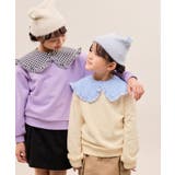 【KIDS/キッズ】ギンガムチェック付け襟裏毛トップス | ROPE' PICNIC【KIDS】 | 詳細画像5 