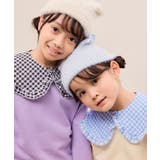 【KIDS/キッズ】ギンガムチェック付け襟裏毛トップス | ROPE' PICNIC【KIDS】 | 詳細画像7 