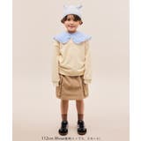 【KIDS/キッズ】ギンガムチェック付け襟裏毛トップス | ROPE' PICNIC【KIDS】 | 詳細画像8 