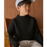 リブ切り替えニットプルオーバー リンクコーデ 洗える | ROPE' PICNIC【KIDS】 | 詳細画像4