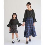 【KIDS】2WAY・リンクコーデ/ジョーゼットパールボタン付きトップス | ROPE' PICNIC【KIDS】 | 詳細画像7 