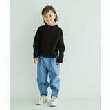 リブ切り替えニットプルオーバー WEB限定サイズ:110cm リンクコーデ | ROPE' PICNIC【KIDS】 | 詳細画像2
